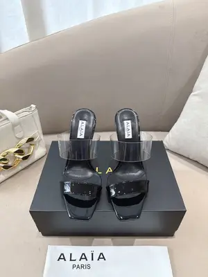 P640Alaïa2026春夏坡跟涼鞋​​