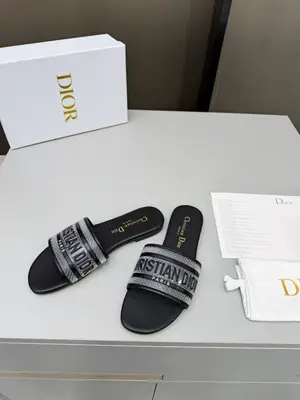 2026春夏新款Dior D-Lane 迪奧涼拖一字果凍系列拖鞋