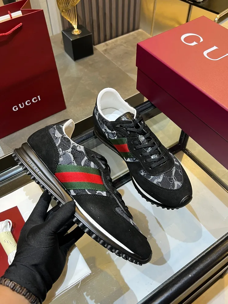 Gucci古馳  頂級版本 最新 走秀款 Re-Motion系列 厚底 休閒 運動鞋