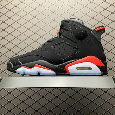 純原 Air Jordan 6 Retro 黑紅 男子文化籃球鞋 384664-060 原鞋原紙板開發 原廠材料 原檔案資料精美電繡 一眼正品既視感  水滴漏斗完美鞋型 紙板中底 鋼印 等諸多細節均一一還原 尺碼：40 40.5 41 42