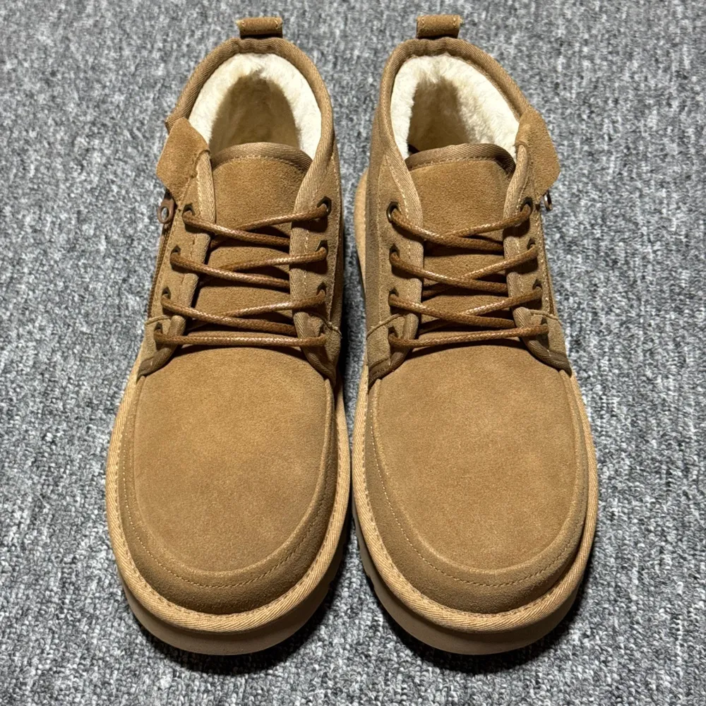 💰590   平臺外貿專供 UGG Tasman 冬季男士雪地鞋 1163095  十年品牌製鞋代工廠生產線出品 注重每一處細節 隆豐A級真羊皮毛一體 完全遵循ZP工藝流程打造 尺碼：39 40 41 42 43 44 45 編號： 29
