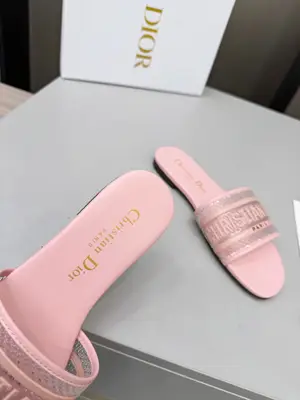 2026春夏新款Dior D-Lane 迪奧涼拖一字果凍系列拖鞋