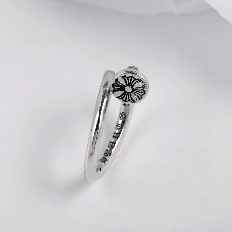 💰470 Chrome Hearts克羅心開口戒指，經典釘子。