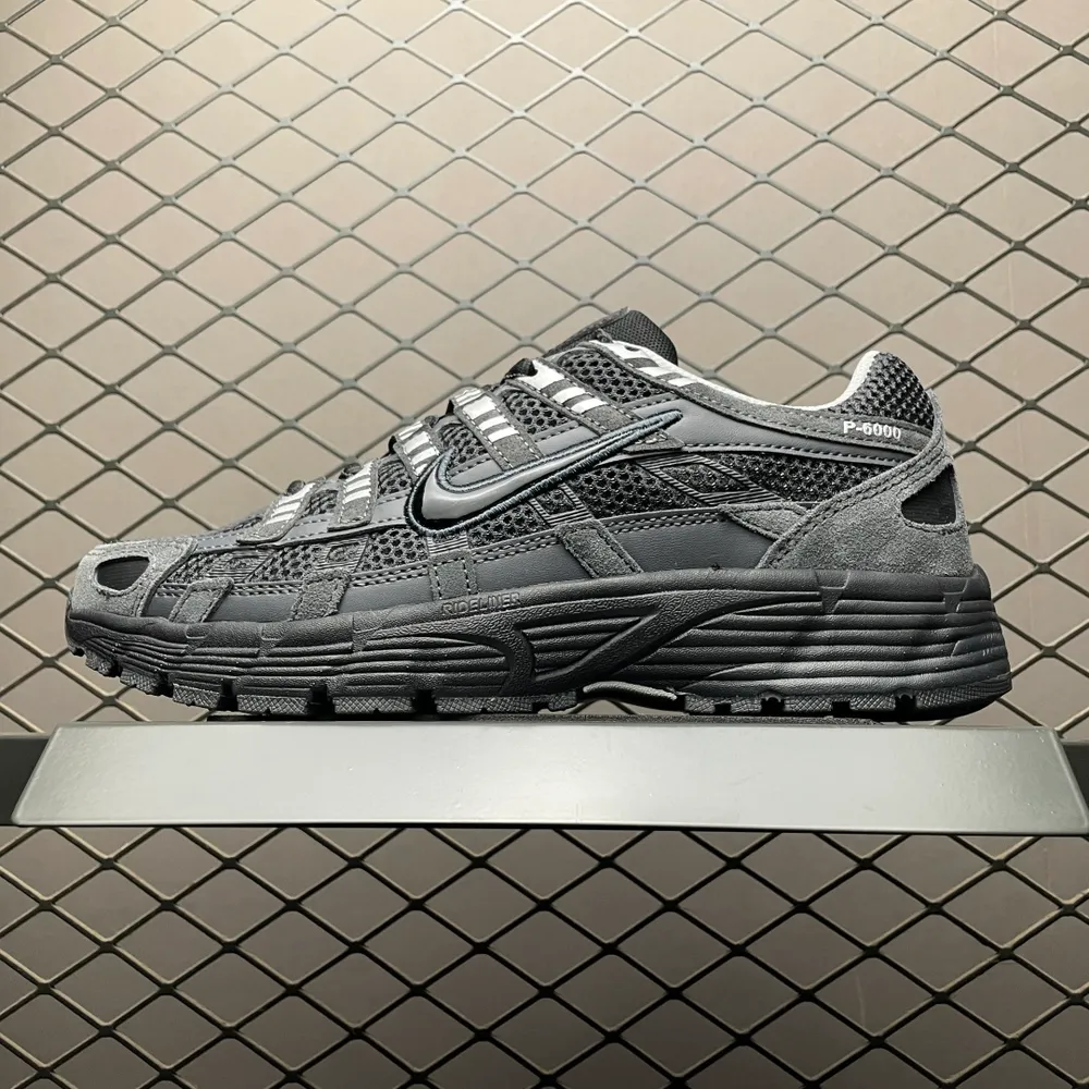 💰560 平臺專供 NK P-6000 復古老爹休閒運動鞋 HF0015-002 市售最高版本 全新訂單 獨傢俬模重金購入原楦 原檔案資料紙板開發打造 QC標 中底拉幫 雙層鞋墊坦克紋背膠 整鞋清潔度細節區別市售通貨品質 尺碼：36 36