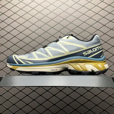 💰700 純原版本 Salomon 薩洛蒙 XT-6 迷霧藍 復古機能潮流休閒跑鞋 414551 新版本出貨 原鞋原資料紙板打造 細節提升 平臺/外貿/高階零售專供品質 全碼現貨優勢供應 尺碼：36 36.5 37 38 38.5 39 