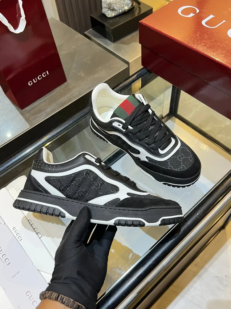 Gucci古馳 最新爆款高低幫做舊情侶運動鞋系列出貨