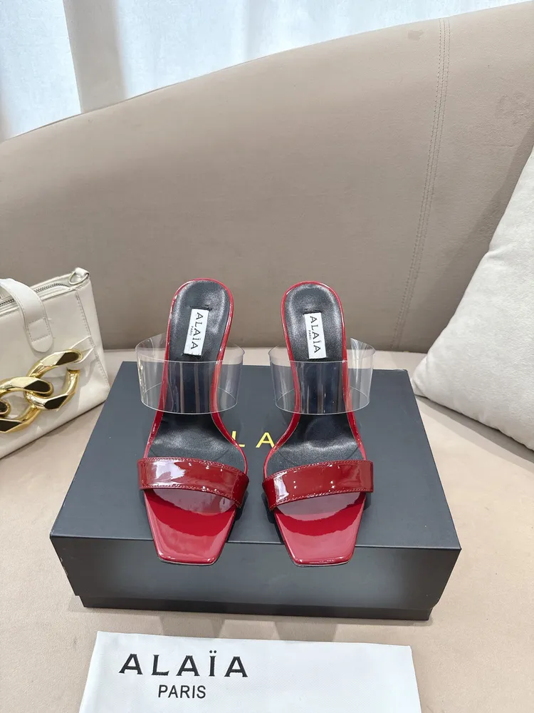 P640Alaïa2026春夏坡跟涼鞋​​