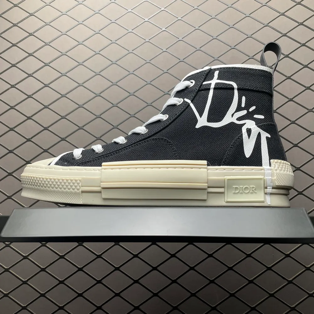 💰730 純原Cactus Jack x Dior 迪奧 B23 Oblique Sneakers 迪奧“CD重影” 聯名款高幫休閒板鞋 東莞純原 原版購入再次全新升級 全鞋細節到材料到包裝大幅度提升改正 市面最強版本 可對比 歷史最高F