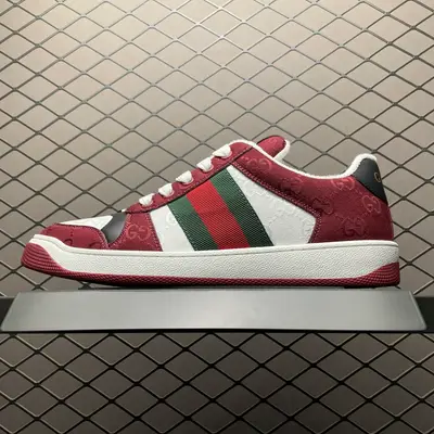 💰750 頂級品質Gucci 古馳 Screener GG琺琅 復古老爹板鞋 海淘代購專供品質 正確楦型 正確固特異無膠走線工藝 配件齊全 進口皮料/原版毛巾內裡 匠心打造 其用料及細節已爭取最大限度還原公司正品 實拍如圖 所見即所得 謹
