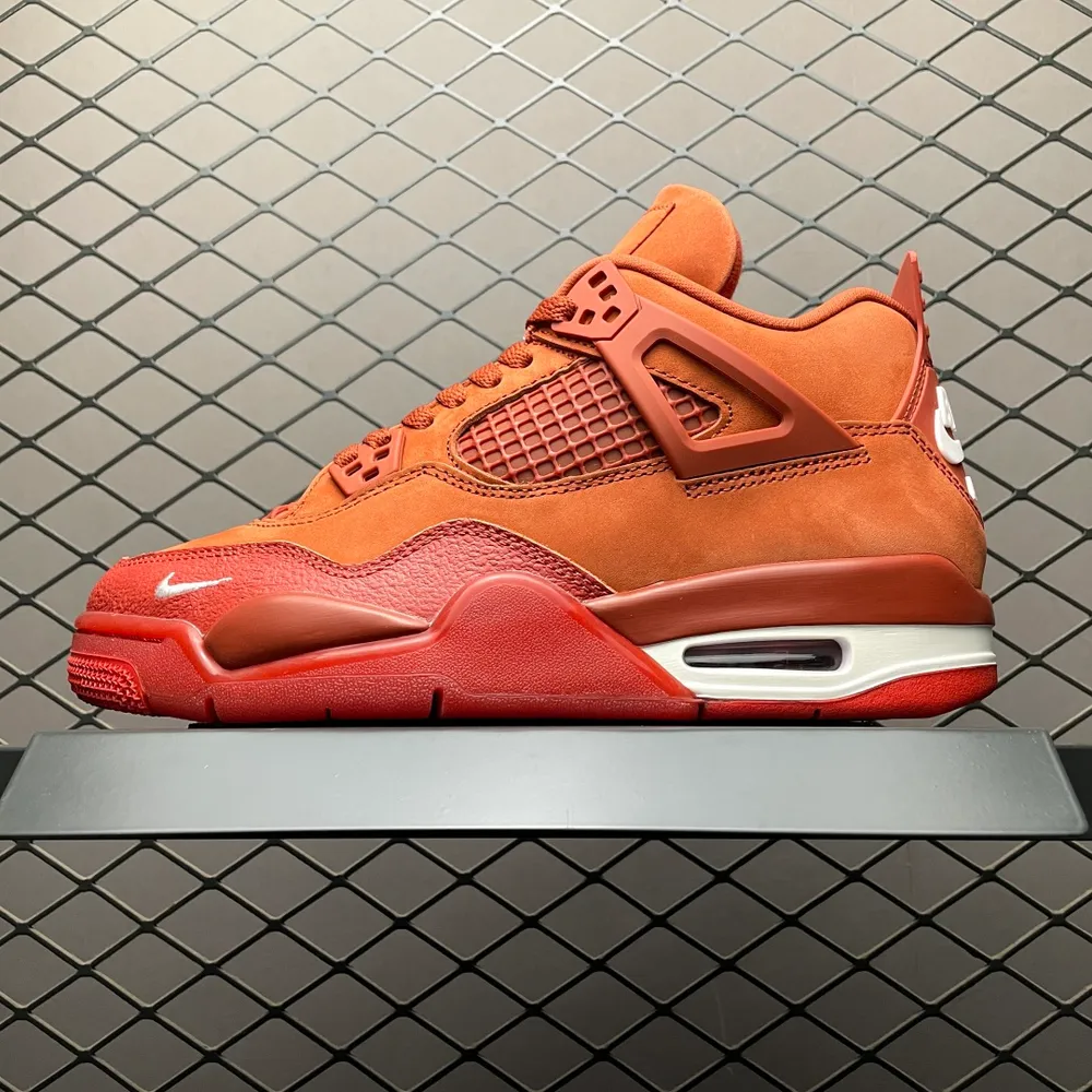 純原Nigel Sylvester x Air Jordan 4 OG AJ4喬4 聯名款男子文化籃球鞋 HF4340-800 尺碼：36 36.5 37.5 38 38.5 39 40 40.5 41 42 42.5 43 44 44.5