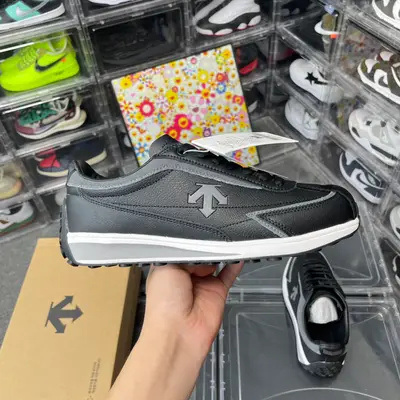 💰630＃總裁同源版 迪桑特 黑色 DESCENTE CHRON RACER 舒適百搭 防滑耐磨 低幫 生活休閒鞋