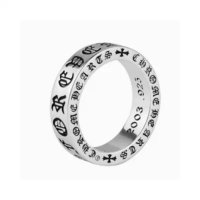 💰480 Chrome Hearts 克羅心梵文十字架戒指