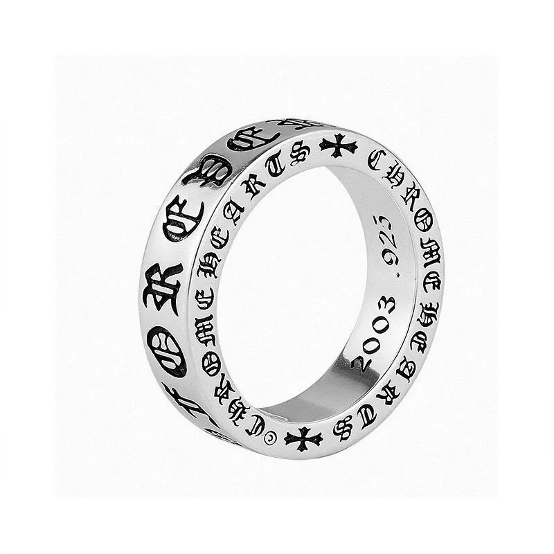 💰480 Chrome Hearts 克羅心梵文十字架戒指