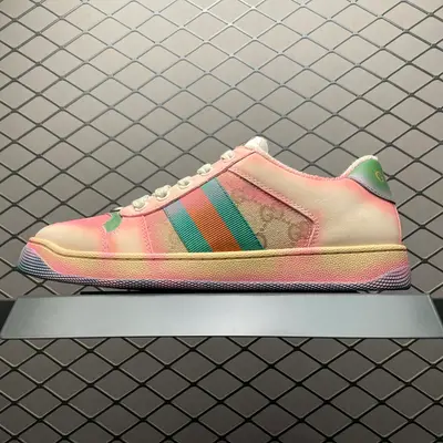 💰740 Gucci 古馳 Screener GG琺琅 復古老爹板鞋 海淘代購專供品質 正確楦型 正確固特異無膠走線工藝 配件齊全 進口皮料/原版毛巾內裡 匠心打造 其用料及細節已爭取最大限度還原官網zp 實拍如圖 所見即所得 謹防混賣 