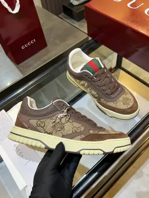 Gucci古馳 最新爆款高低幫做舊情侶運動鞋系列出貨