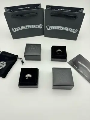 💰480 Chrome Hearts克羅心開口戒指 復古方形開口