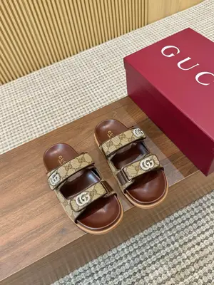 🆕[皮面P650][布面P630]福利新品厚底GuCci互扣式刺繡大G橫帶穆勒鞋 🆕原版一比一複製，最高版本🆙👏🔥所有材質細節均與YB一致💪👍 常年做貨。