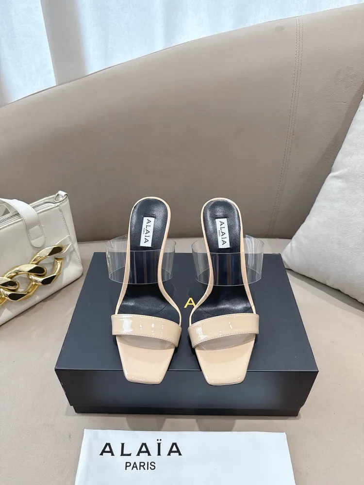 P640Alaïa2026春夏坡跟涼鞋​​