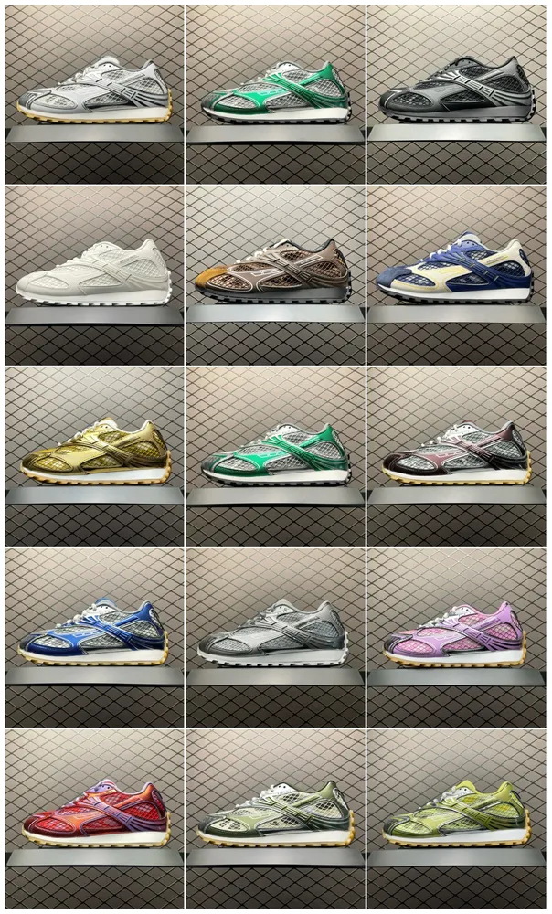 純原BOTTEGA VENETA BV葆蝶家 王一博同款低幫休閒鞋 全新海淘專供品質 採用輕質科技網布面料 搭配幾何圖案設計橡膠外底 王炸系列 高版本 認準套包工藝 實際增高很多哦，還是一樣顯腿細非常nice 耐玩耐造 對標對版！套包鞋工藝