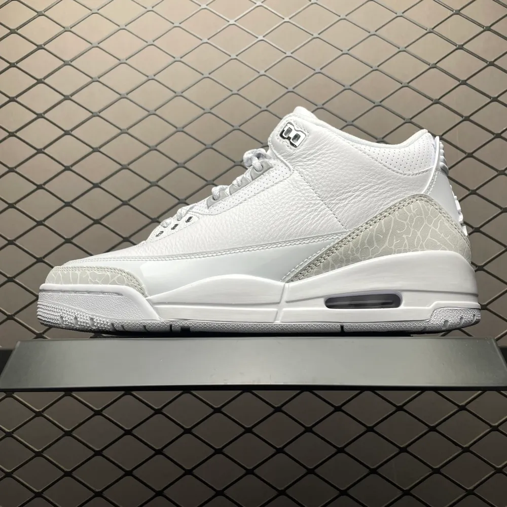 💰720 純原Air Jordan 3 AJ3喬3 文化籃球鞋 CT8532-111 專業AJ大廠出品 主力合作工廠 優勢供應市場 一線大廠水準 平民價格定位 全新模具開發 純正4代正確鞋型 進口頭層皮料 高畫質潔度 立體高頻 四線中底拉幫