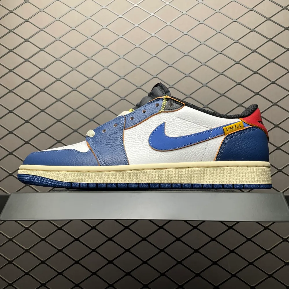 💰620  純原 Union LA x Air Jordan 1 AJ1喬1低幫休閒板鞋 HQ6998-146 大廠代工流水線打造 純原級既視感 細節隨意對比 尺碼：40 40.5 41 42 42.5 43 44 44.5 45 46 
