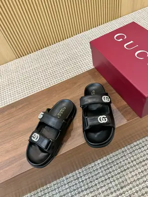 🆕[皮面P650][布面P630]福利新品厚底GuCci互扣式刺繡大G橫帶穆勒鞋 🆕原版一比一複製，最高版本🆙👏🔥所有材質細節均與YB一致💪👍 常年做貨。