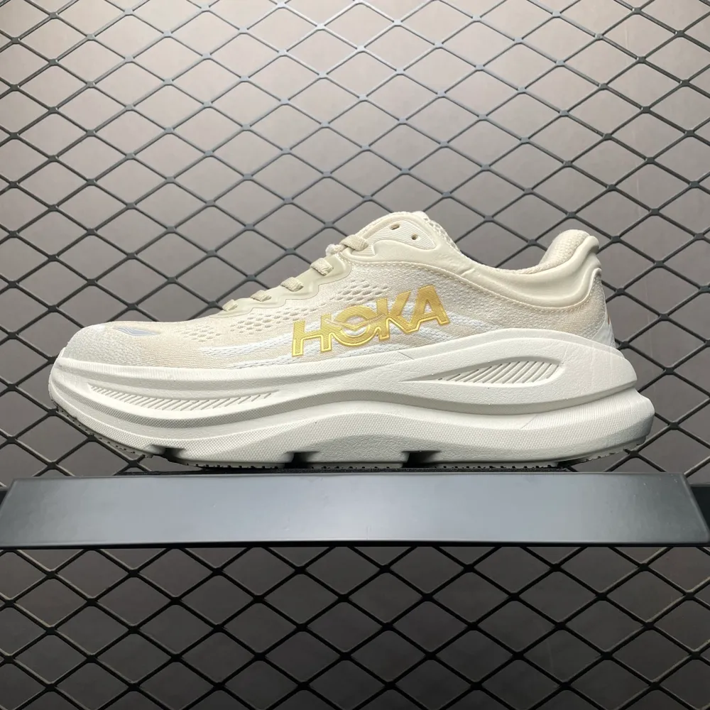 💰550 純原Hoka Bondi 9 幫帶9 網面透氣跑步鞋 1162011 尺碼： 36 36.5 37 38 38.5 39 40 40.5 41 42 42.5 43 44 45 編號：25YEFF54
