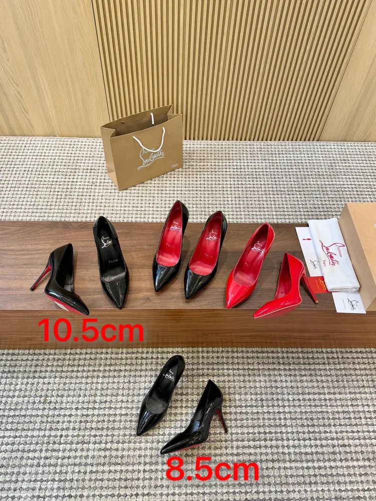 全年出貨💝Christian Louboutin CL👠 經典款《💎牛漆皮💎系列》高貴奢華 真真正正的blingbling✨ 真材實料 、所有都由版師全鞋訂製、材料更是採用原版定製材料 做到了原版的味道 6個顏色選擇💍