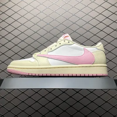 💰610 純原Travis Scott x Air Jordan 1 AJ1喬1低幫倒鉤 IQ7604-100 大廠代工流水線打造 純原級既視感 細節隨意對比 尺碼：36 36.5 37.5 38 38.5 39 40 40.5 41 4
