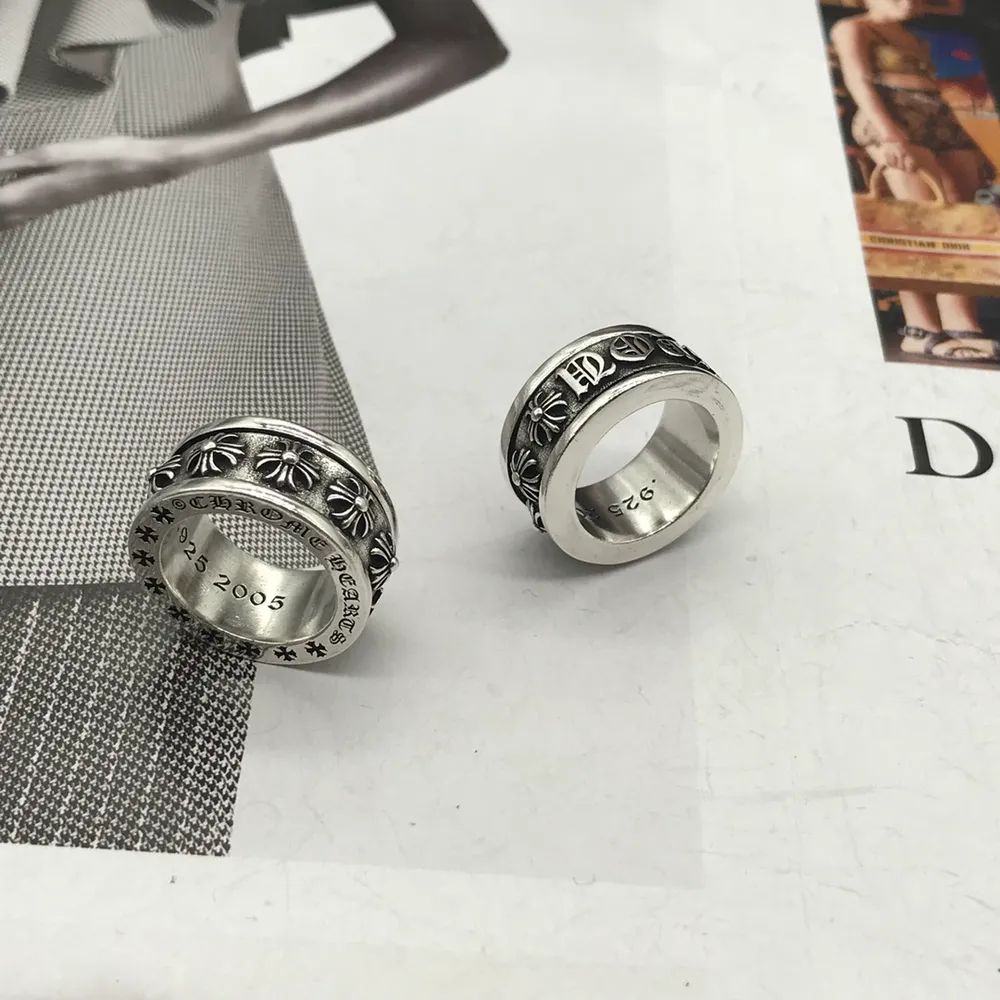 Chrome Hearts ❤️  克羅心旋轉梵文戒指p520💰