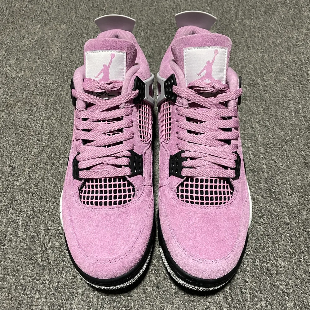 純原 Air Jordan 4  " Orchid " AJ4喬4 文化籃球鞋 粉黑 AQ9129-501 國內一線大廠OG出品 匠心打造 原廠皮料原廠資料 全新紙板 模具打造 外貿 平臺高階零售專供品質 品質毋庸置疑 一眼正品既視感 細節