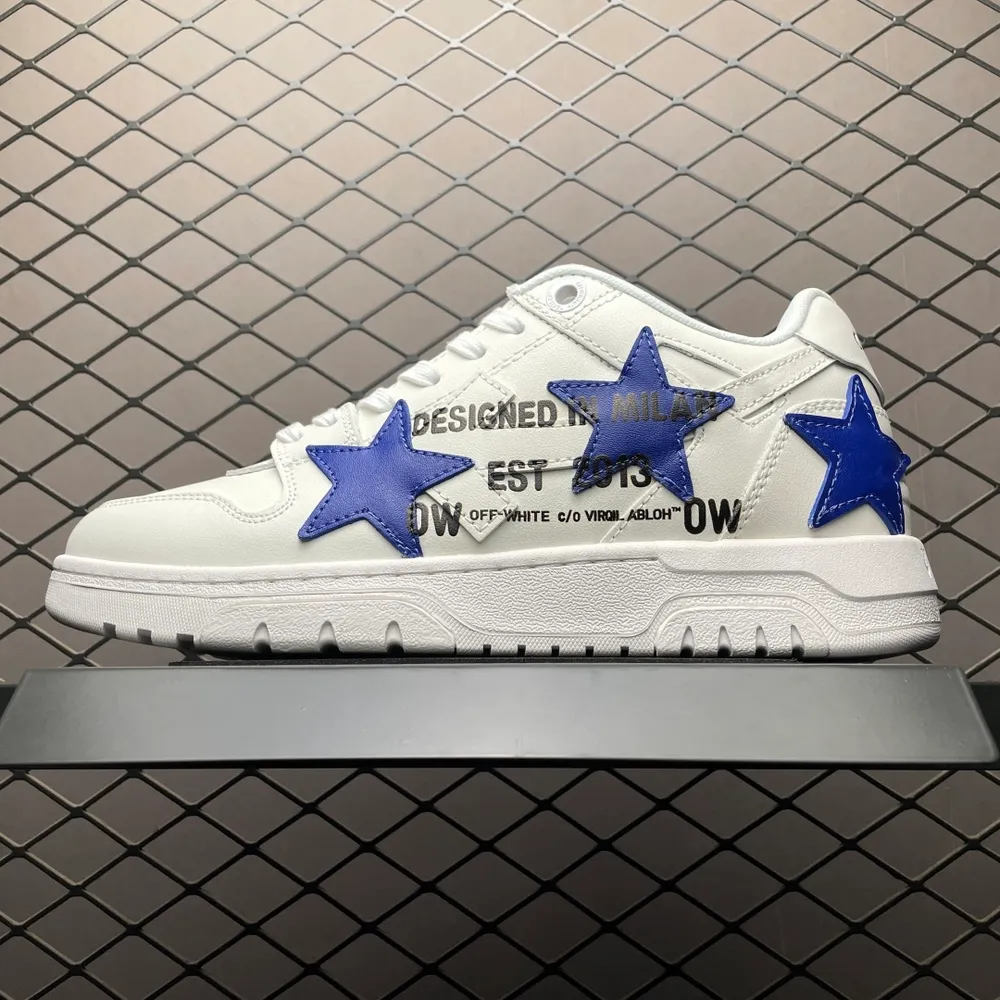 純原Off-White Out of Office 低幫復古休閒鞋 該款運動鞋單品有皮質製成飾有品牌標誌性 Zip Tie束線帶吊牌牌，側面飾有Arrows圖案，展現出品牌對街頭風格的偏愛 尺碼：36 37 38 39 40 41 42 4