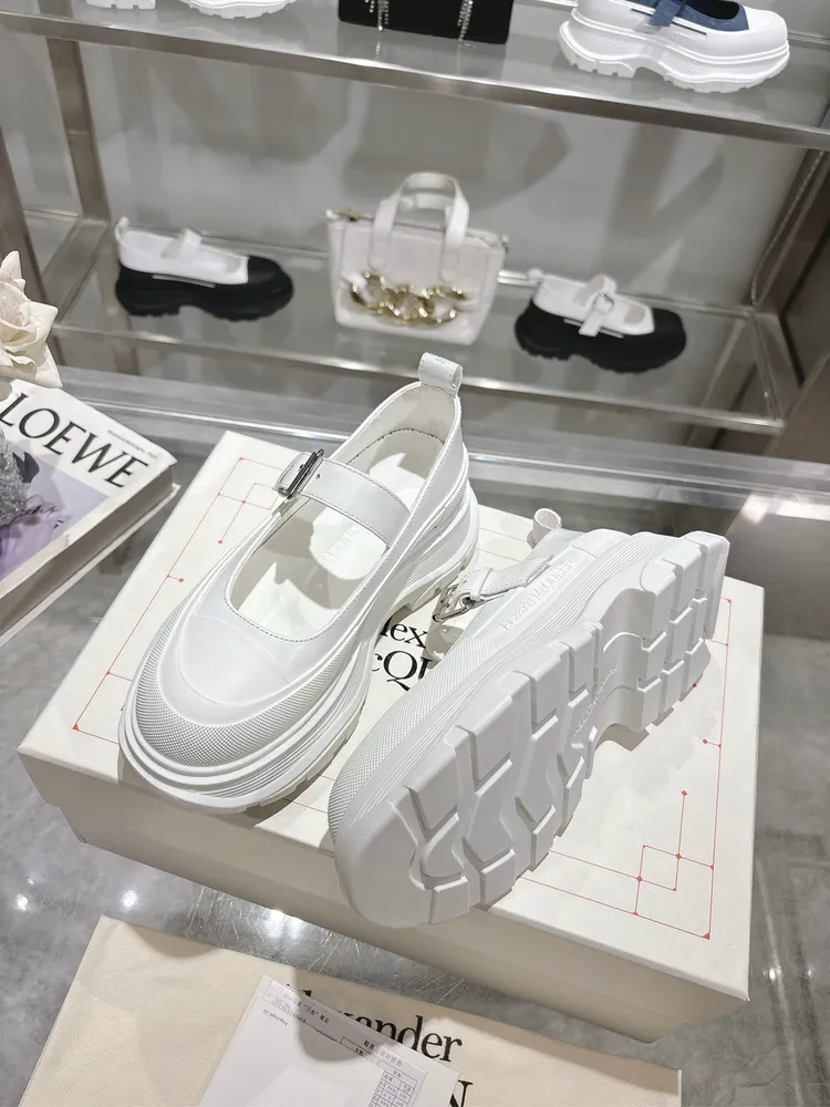 布面p650皮面+20  2025新款Alexander McQueen亞歷山大麥昆 瑪麗珍