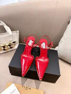 P650Alaïa2026春夏坡底高跟鞋​​