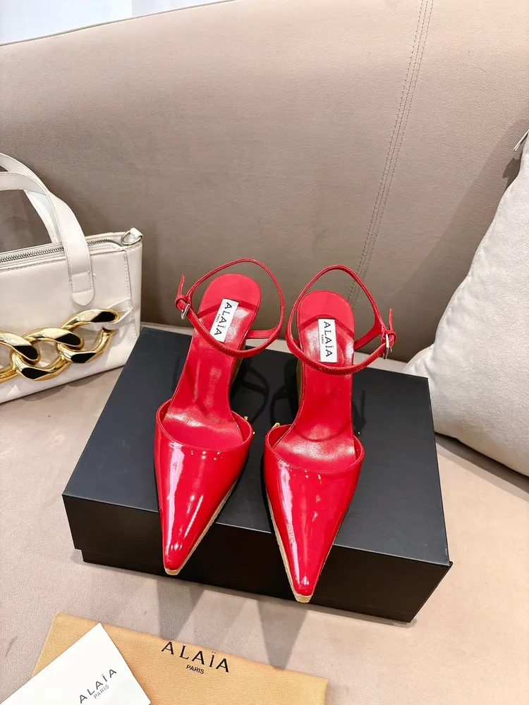 P650Alaïa2026春夏坡底高跟鞋​​