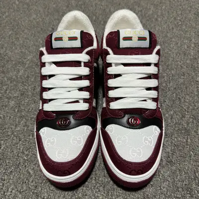 💰750 Gucci 古馳 Screener GG琺琅 復古老爹板鞋 海淘代購專供品質 正確楦型 正確固特異無膠走線工藝 配件齊全 進口皮料/原版毛巾內裡 匠心打造 其用料及細節已爭取最大限度還原公司正品 實拍如圖 所見即所得 謹防混賣 