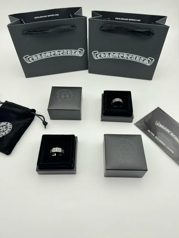 💰480 Chrome Hearts克羅心開口戒指 復古方形開口
