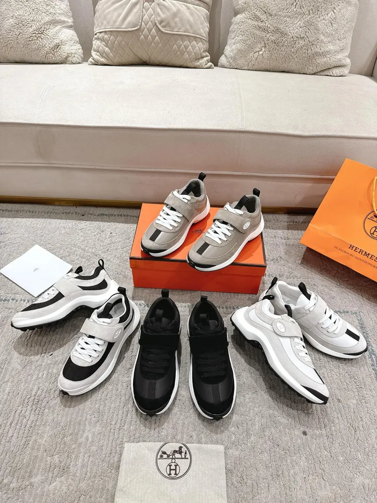 ▪️Herme*▪️Chypre2025 愛馬仕魔術貼 休閒鞋👟情侶❤️❤️集🈴圖❤️❤️