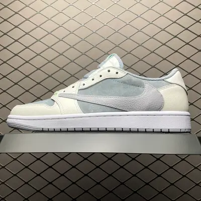 💰610 純原Travis Scott x Air Jordan 1 AJ1喬1低幫倒鉤 HQ2004-400 大廠代工流水線打造 純原級既視感 細節隨意對比 尺碼：36 36.5 37.5 38 38.5 39 40 40.5 41 4