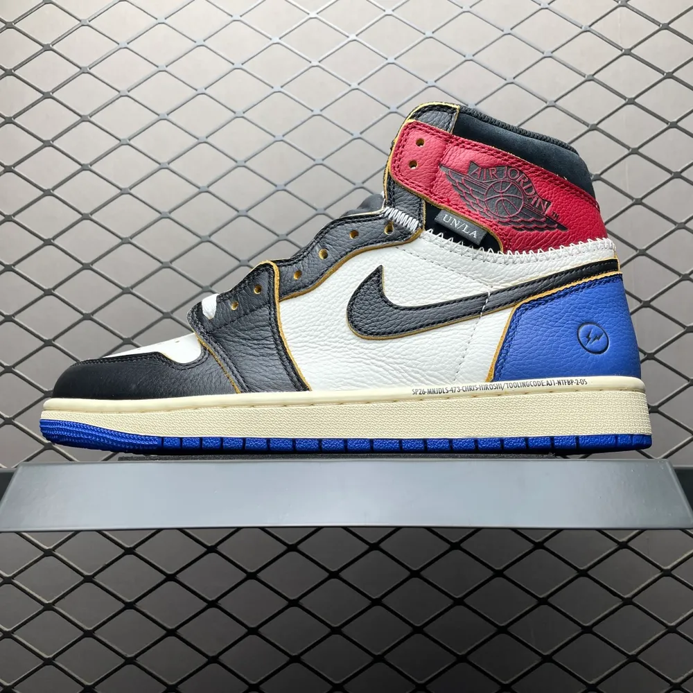 純原 Fragment Design x Union LA x Air Jordan 1 AJ1喬1 藤原浩三方聯名 IO7847-002 國內頭部一線大廠出品 原鞋原楦頭紙板 原廠資料開發打造 所有材料 配套都是一線高規格配置 平臺高階零