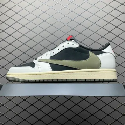 💰610 純原Travis Scott x Air Jordan 1 AJ1喬1低幫倒鉤 DZ4137-106 大廠代工流水線打造 純原級既視感 細節隨意對比 尺碼：36 36.5 37.5 38 38.5 39 40 40.5 41 4