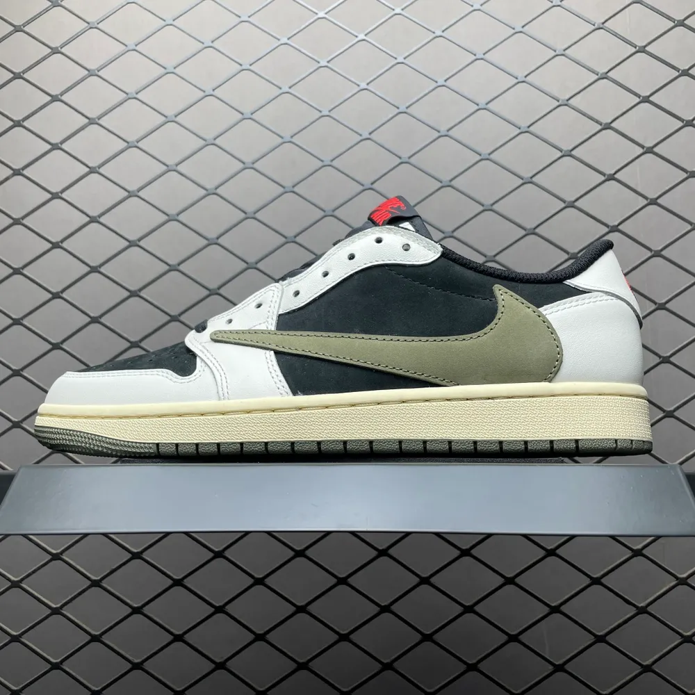 💰610 純原Travis Scott x Air Jordan 1 AJ1喬1低幫倒鉤 DZ4137-106 大廠代工流水線打造 純原級既視感 細節隨意對比 尺碼：36 36.5 37.5 38 38.5 39 40 40.5 41 4