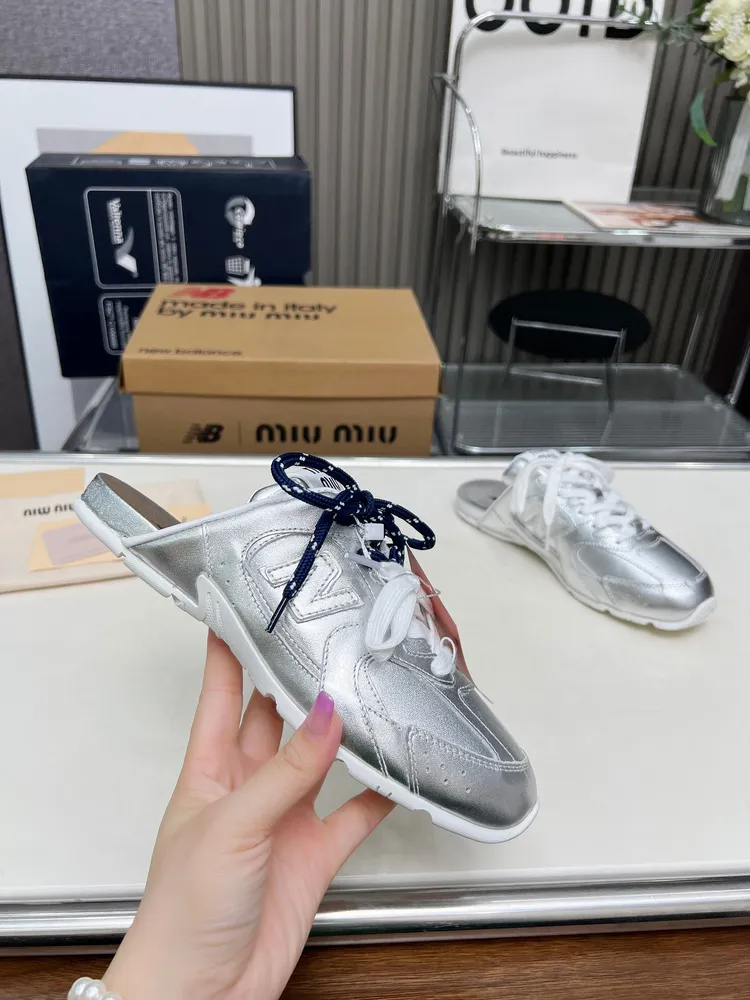 🔥🔥🔥🔥頂級版本MiuMiu繆繆情侶👫款半拖 x New Balance NB530 休閒 運動鞋 阿甘鞋 德訓鞋