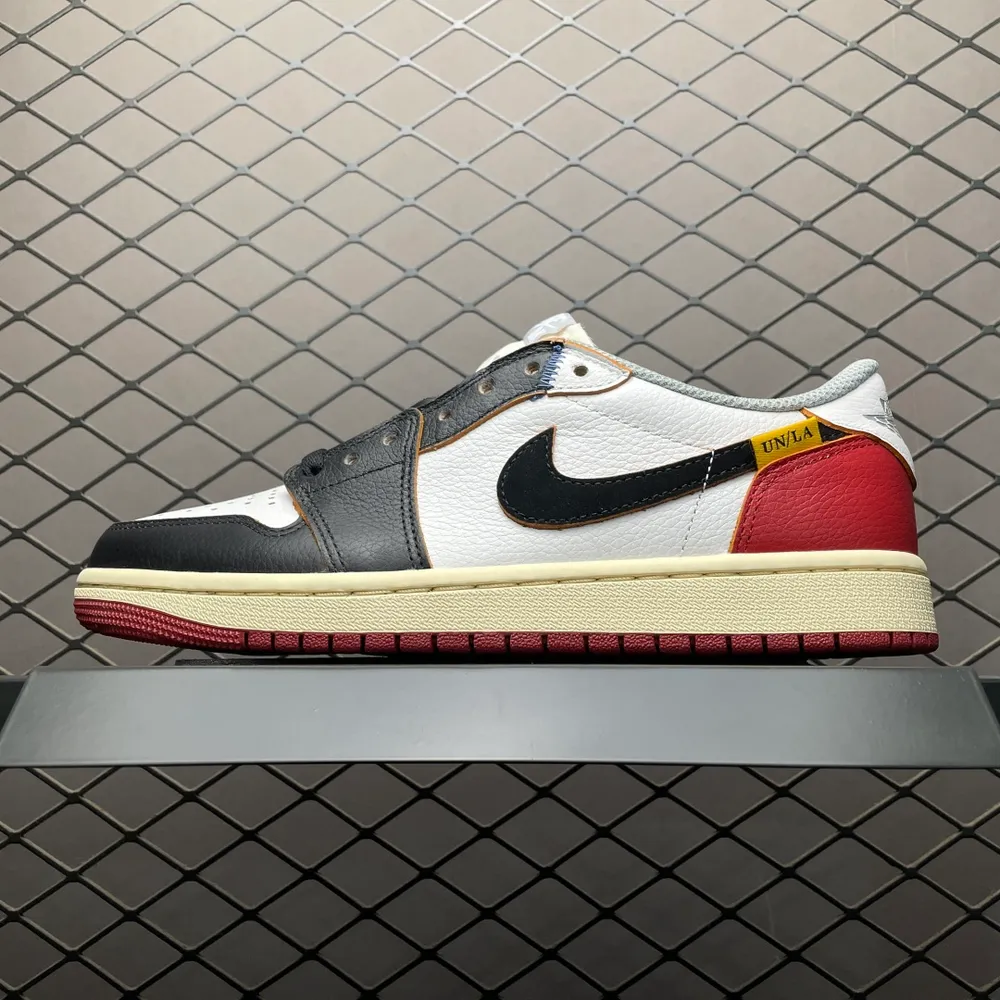 💰620 純原Union LA x Air Jordan 1 AJ1喬1低幫休閒板鞋 HQ6998-106 大廠代工流水線打造 純原級既視感 細節隨意對比 尺碼：40 40.5 41 42 42.5 43 44 44.5 45 46 47