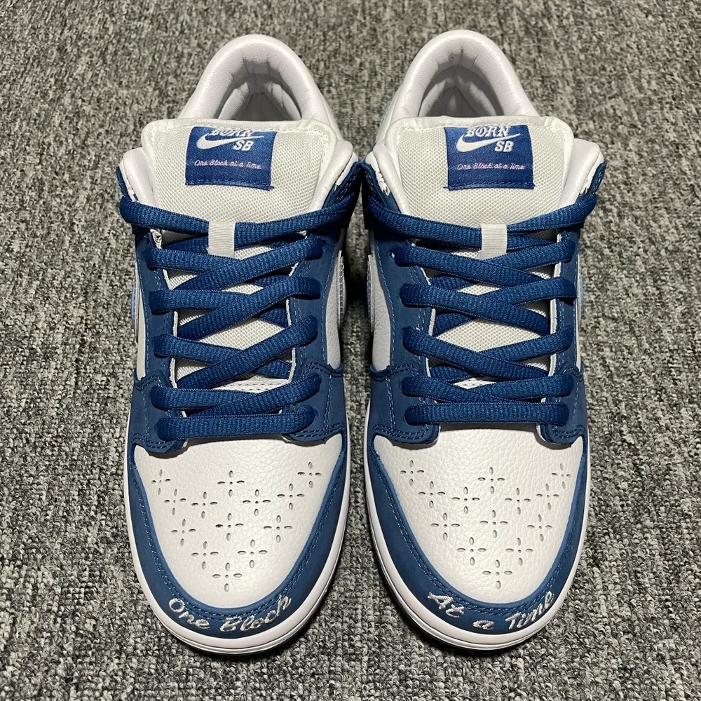 Born x Raised x NK SB Dunk Low 聯名款低幫運動休閒板鞋 FN7819-400 天花板品質 市面唯一正確原裝版本 全身採用原廠皮料 鞋帶 織嘜 內標全部客供原廠 原廠資料 原廠楦頭紙板打造 每個細節都對位原鞋 尺