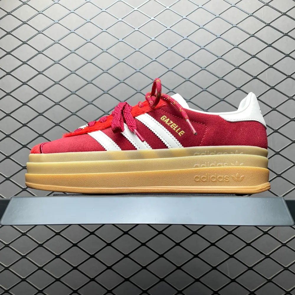💰540 純原AD 阿迪 Gazelle Bold "CNY" 馬年限定 新年限定 厚底休閒板鞋 KJ4293 純原品質出貨 市售唯一正確版本 區別市面先行通貨 尺碼：35.5 36 36.5 37 38 38.5 39 40 40.5 
