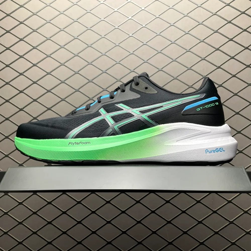 💰550 Asics 亞瑟士 GT-1000 13 低幫運動休閒跑步鞋 1011B858-001 平臺專供品質 區別市面通貨 尺碼：39.5 40 40.5 41.5 42 42.5 43.5 44 45 編號：25TDEF46
