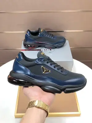 工廠💰【PRADA普拉達】男鞋專櫃爆款，官網同步，👑頂級版本✔️原版牛皮鞋面+牛皮內裡，1🆚1復刻 ，原廠原版底【黑/藍/棕 3色】