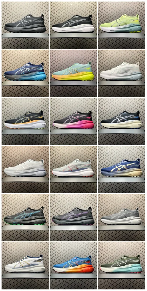 💰569  純原 Asics 亞瑟士 GEL-Kayano 31 低幫運動休閒跑步鞋 平臺專供品質 區別市面通貨 後9色為男鞋 尺碼：40-45 黑紅為女鞋：36-39 其餘配色均為男女鞋 尺碼：36-45
