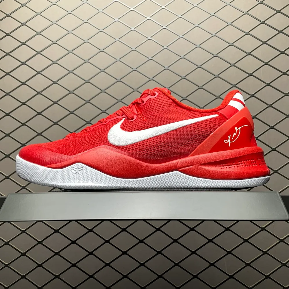 純原 NK Kobe  VIII " University Red " 科比8 科比八 實戰籃球鞋 HF9550-600 國內一線頭部大廠出品 高階零售 外貿專供品質 原鞋原資料紙板開發 獨立私模 尺碼：40 40.5 41 42 42.5